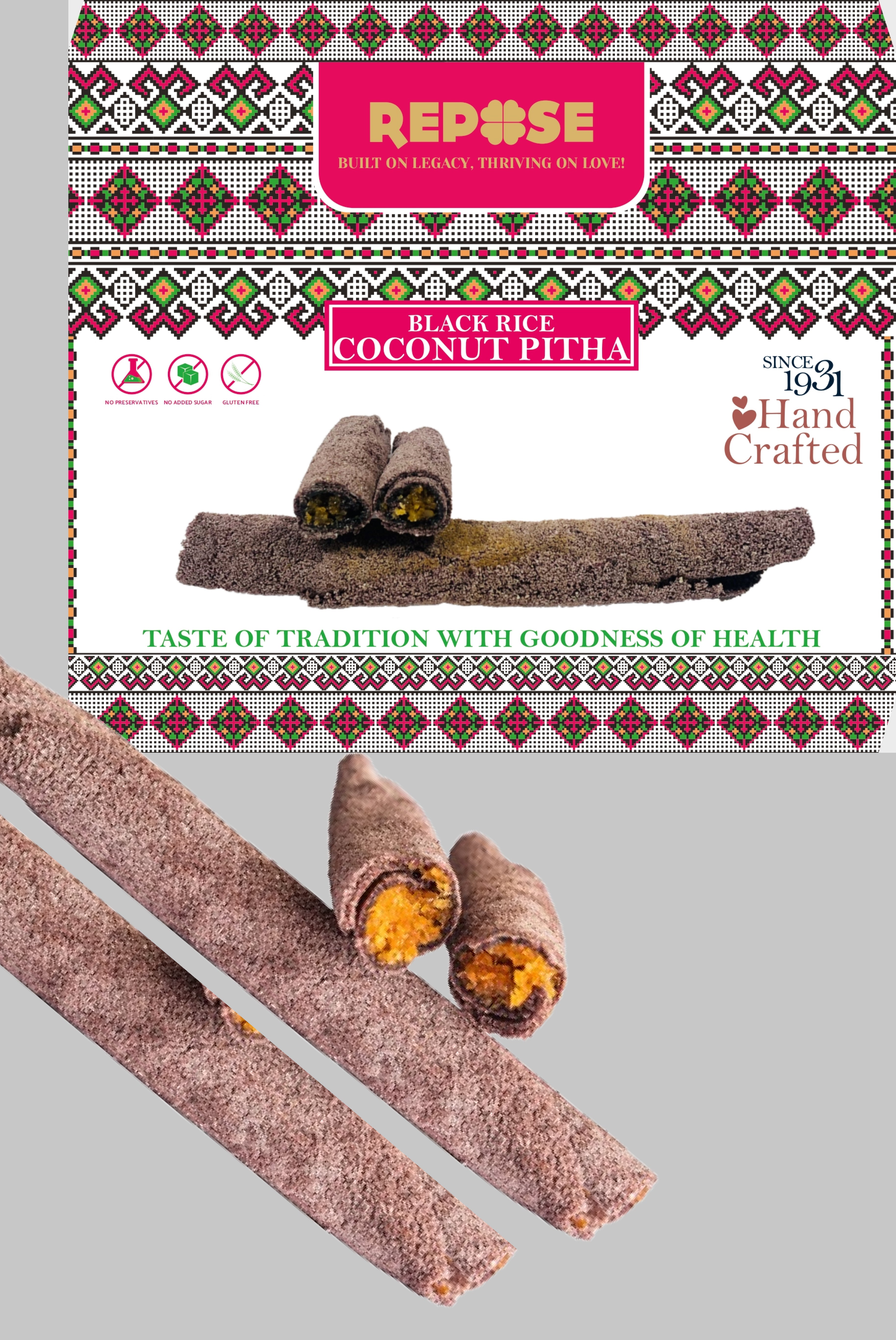 Black Rice Coconut Pitha